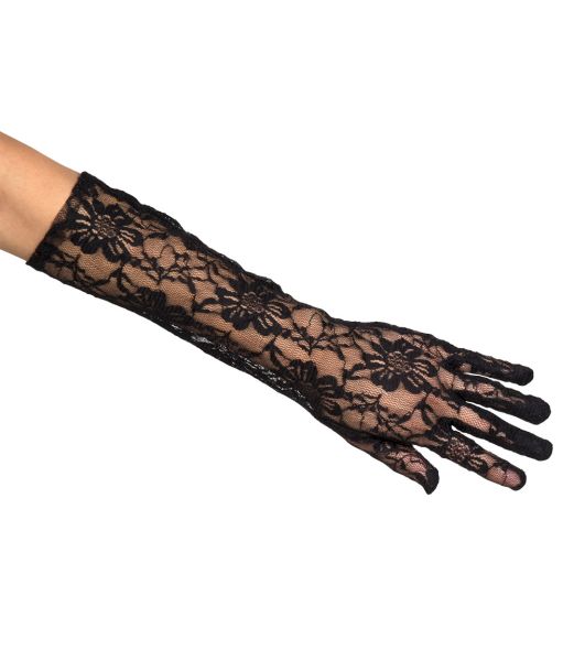 Sorte lange blondehandsker