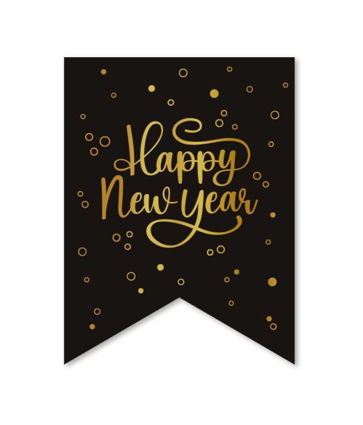 Happy New Year guirlande, 6 m