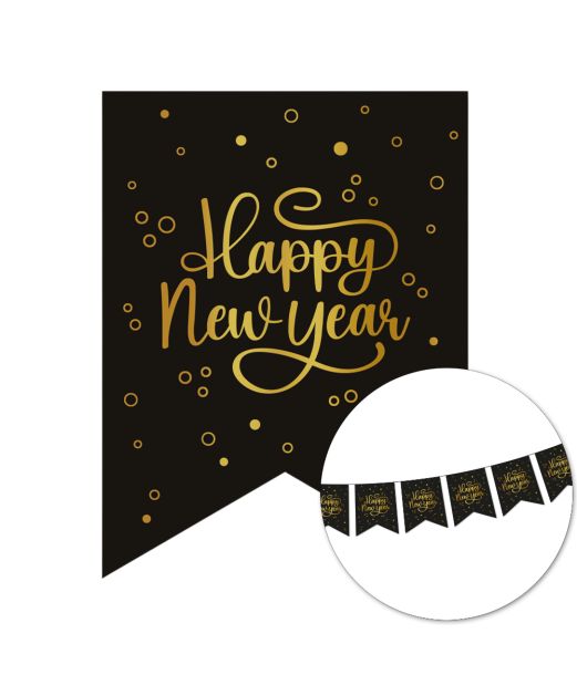 Happy New Year guirlande, 6 m