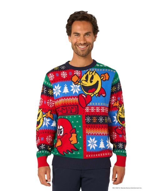 Pac-Man julesweater til voksne