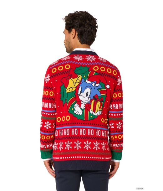 Sonic julesweater til voksne