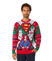 Superman julesweater til voksne