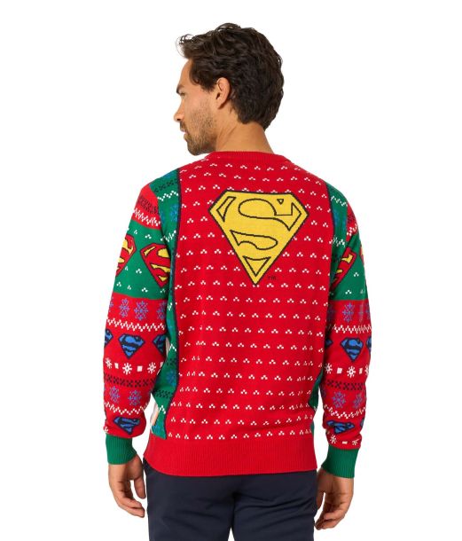 Superman julesweater til voksne