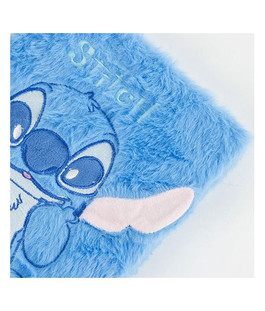 Stitch fluffy notesbog, A5