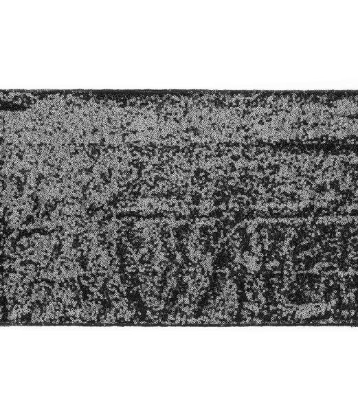 Sort paillet bordløber