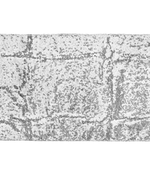 Sølv paillet bordløber