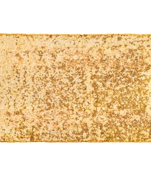 Guld paillet bordløber 0,3 x 5 m