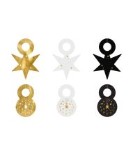 Drink tags Happy New Year, 6 stk