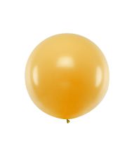 Metallic guld jumbo ballon, 1 stk