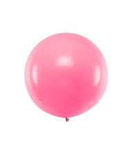 Pastel pink jumbo ballon, 1 stk
