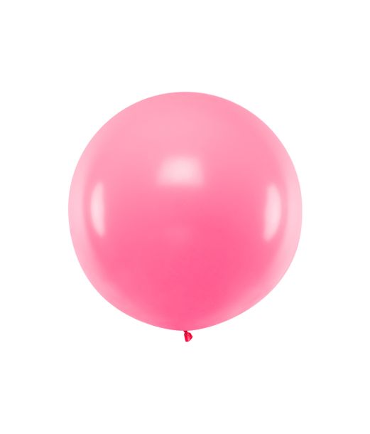 Pastel pink jumbo ballon, 1 stk