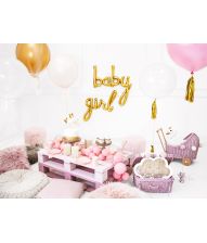 Pastel pink jumbo ballon, 1 stk