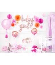 Pastel pink jumbo ballon, 1 stk