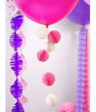 Jumbo pastel fuchsia ballon, 1 stk