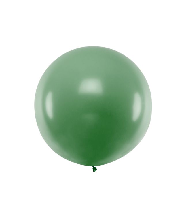 Mørkegrøn jumbo ballon, 1 stk