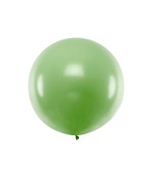 Pastel grøn jumbo ballon, 1 stk