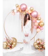 Glossy guld ballon, 60 cm 