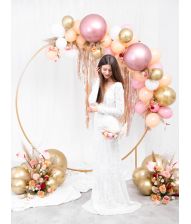 Glossy rose gold ballon, 60 cm