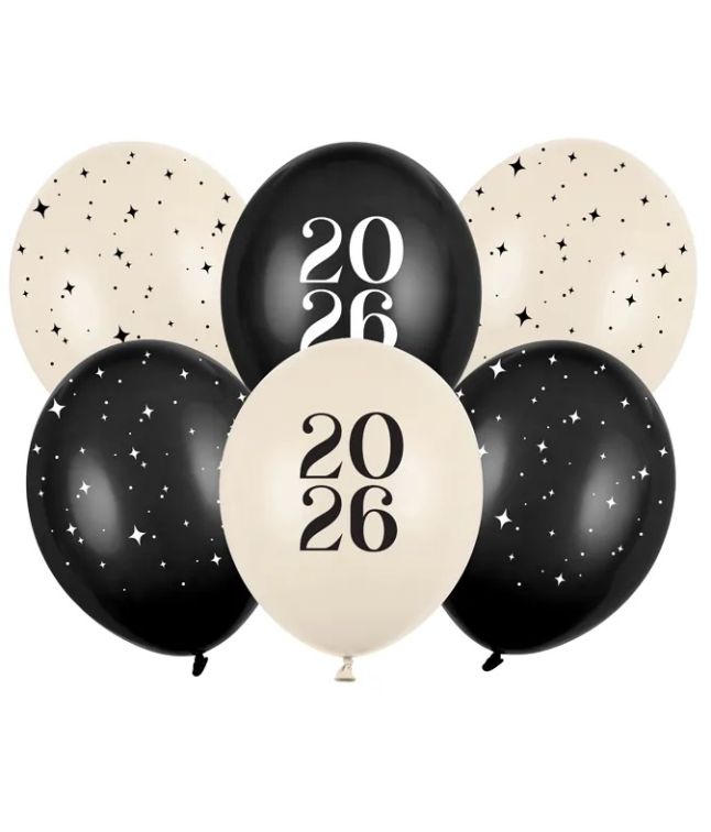 Happy New Year 2026 balloner