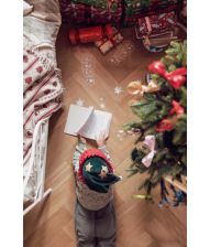 Julemand fodaftryk skabelon, 3 stk