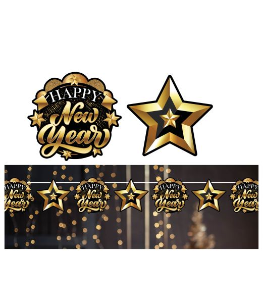 Happy New Year guirlande, 3 m