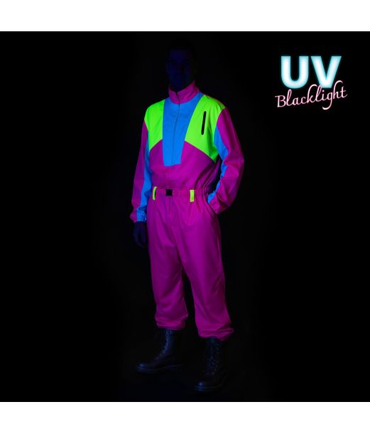 Pink skidragt kostume til mænd