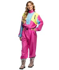Pink skidragt kostume til kvinder