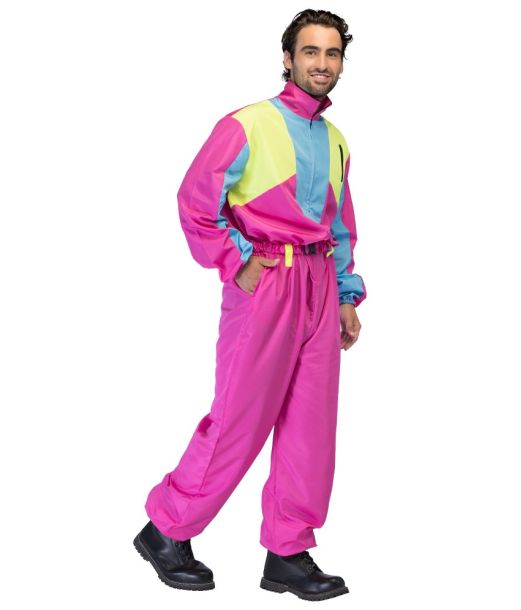 Pink skidragt kostume til mænd