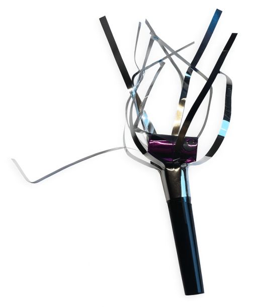 Lilla og sølv ryslere, 6 stk