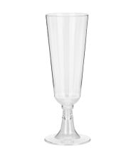 Champagne glas, plastik 8 stk