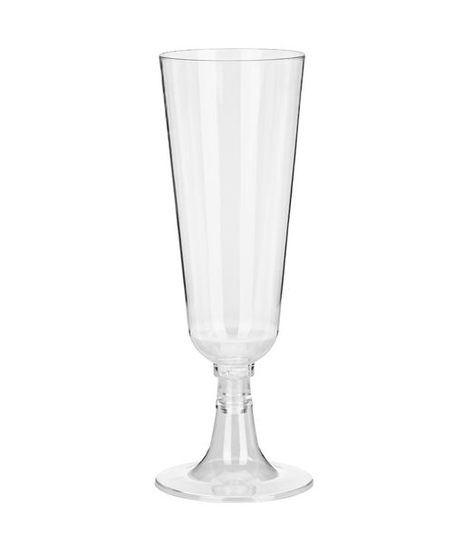 Champagne glas, plastik 8 stk