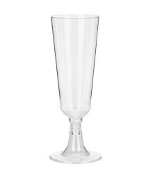 Champagne glas, plastik 8 stk