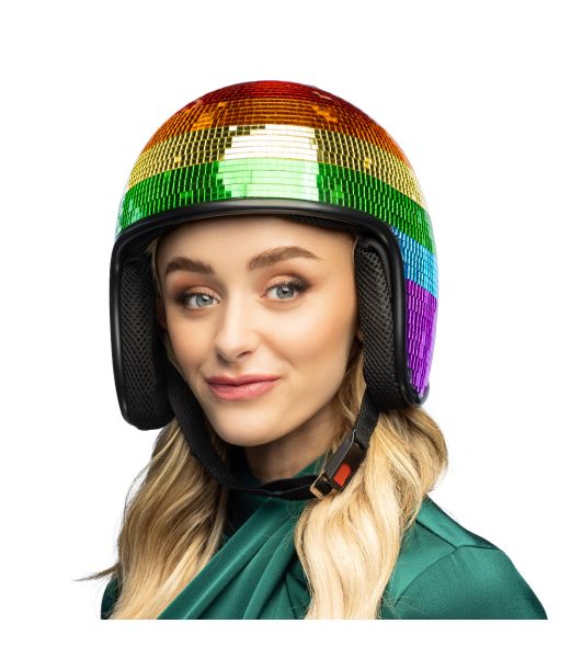 Diskokugle hjelm, Regnbue