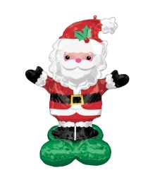 Stående Julemand folieballon