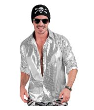 Sølv pailletskjorte