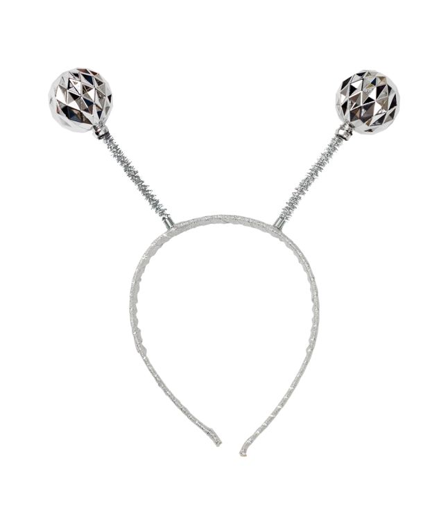 Hårbøjle med sølv antenner