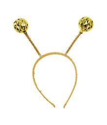 Hårbøjle med guld antenner