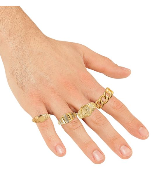 Guldringe, 4 stk