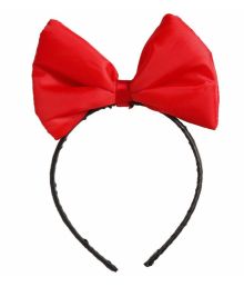 Hårbøjle med rød sløjfe