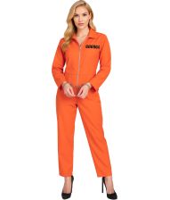 Orange fangedragt kostume til kvinder