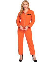 Orange fangedragt kostume til kvinder