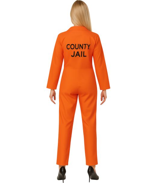 Orange fangedragt kostume til kvinder