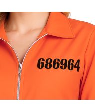 Orange fangedragt kostume til kvinder