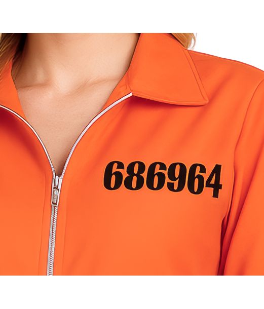 Orange fangedragt kostume til kvinder