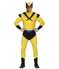 Gul Superhelt kostume