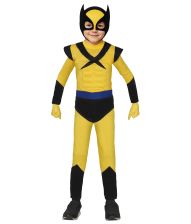 Gul Superhelt kostume til drenge
