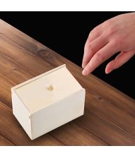 Træboks med edderkop