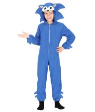 Blå kigurumi kostume