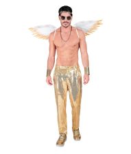 Guld pailletbukser til mænd