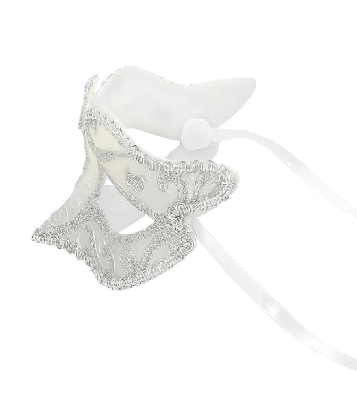 Halvmaske Venice Felina, sølv